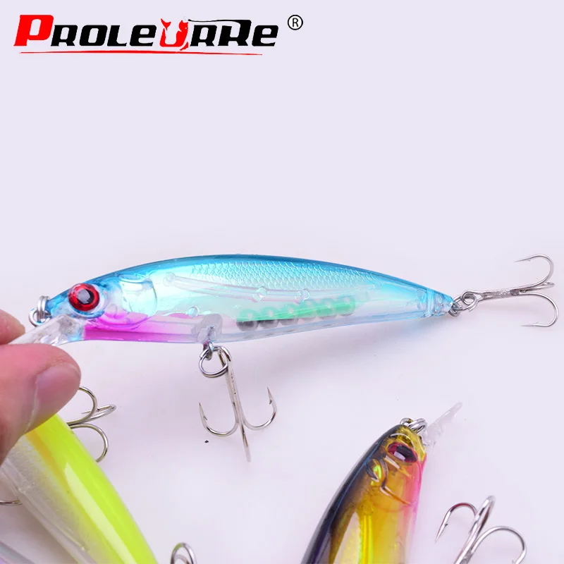 Juego de Señuelos de Pesca de colores mezclados, cebo duro flotante, Crankbait, Crazy Wobbler Crankbait, Kit de señuelos de manivela biónica Artificial, 7 unids/lote