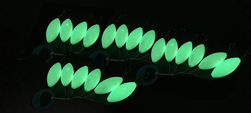 30 paquetes/lote flotador de pesca luminoso brillante flotador de siete estrellas luz Bobber visión nocturna aparejos de pesca accesorio A126 - imagen 3