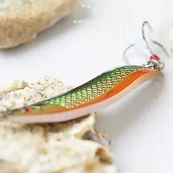 Señuelo de metal para lubina y lucioperca, cebo duro