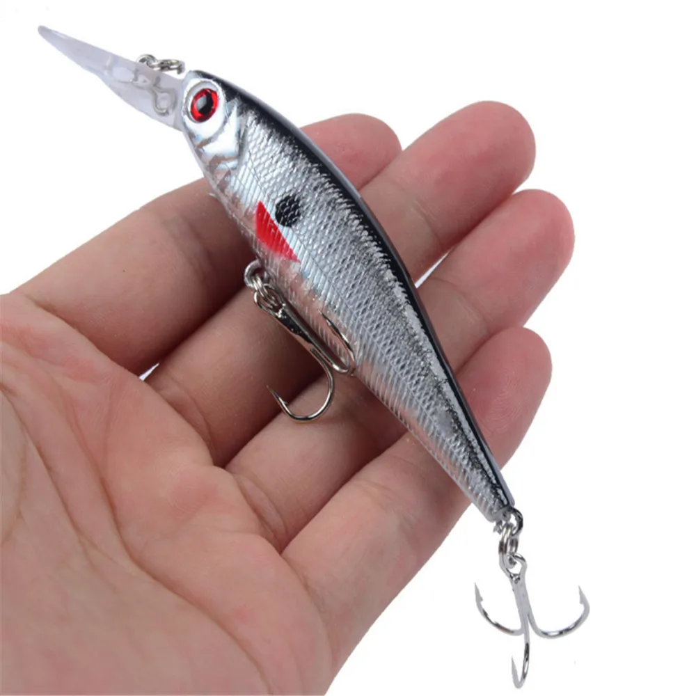 Señuelo de pesca de pececillos, 1 pieza, 9,2g, 10cm, Wobbler, cebo duro de plástico, accesorios de pesca de carpa - imagen 2