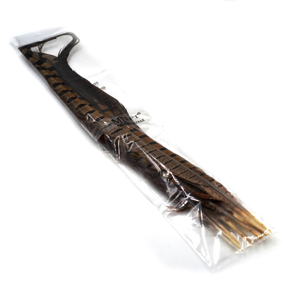 MNFT 10 unids/lote 20-25cm (y compris el tallo) Material de atado de moscas de plumas campesinas para insectos cebo de pesca con mosca - imagen 4