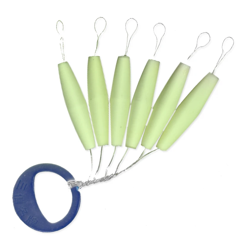 30 unids/lote flotador de pesca luminoso brillante siete estrellas flotador de pesca de carpa luz boya Bobber accesorios de aparejos de pesca 6 en 1 FU022 - imagen 2