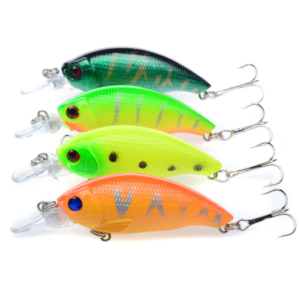 Señuelos de Pesca Minnow duro, cebo Artificial Topwater, Japón Mini, 75mm, carpa