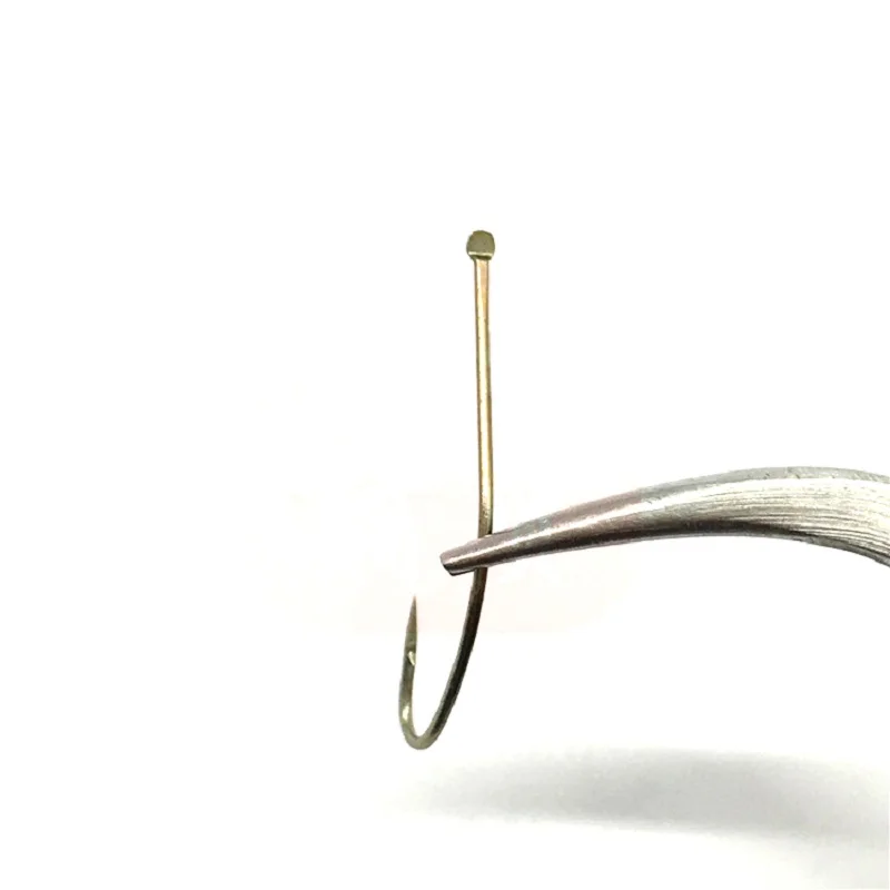 Anzuelos de Pesca de acero al carbono 10003 Anzol, cebo blando con púas, afilado, mango largo, Japón - imagen 4