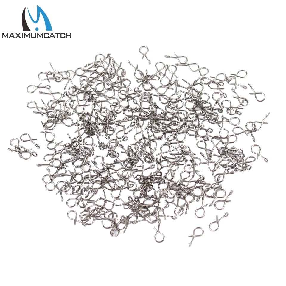 Maximumcatch 50 ganchos a presión de cambio rápido - 3 tamaños de acero al carbono para señuelos/mouches/aparejos - imagen 4