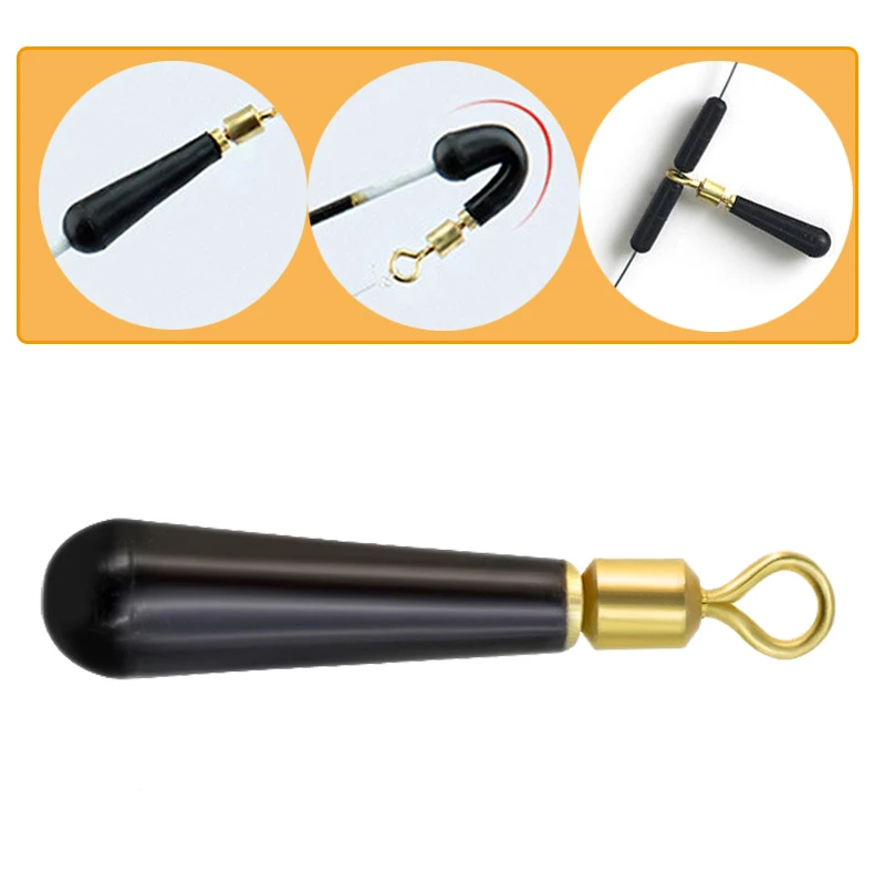 Daiwa-flotadores de Metal de alta calidad para Pesca de derrape, accesorios de aparejos de mosca, PJ-234 de engranaje, 10 unids/lote - imagen 2