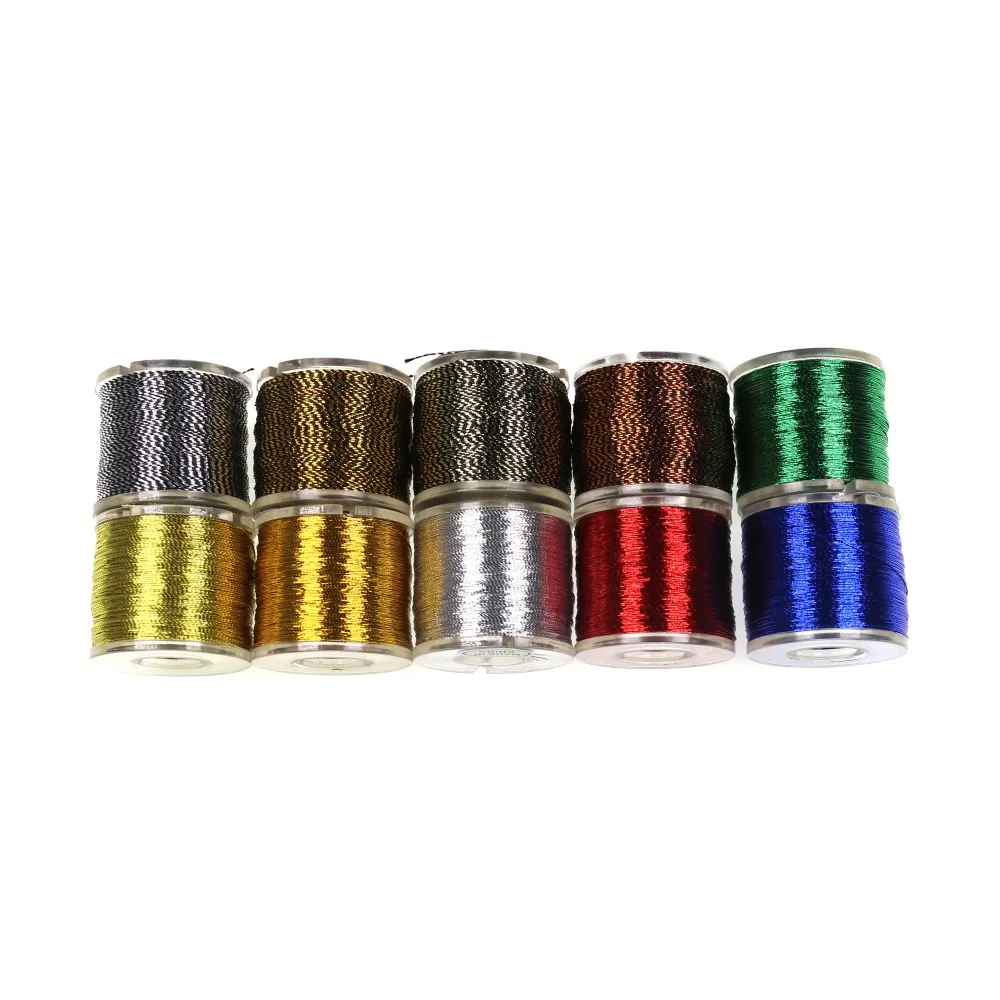 WIFREO-carrete metálico para caña de pescar, hilo de envoltura de construcción para guía de pesca, ojal, plantilla, gancho, atado, línea de reparación, 100 yardas - imagen 5