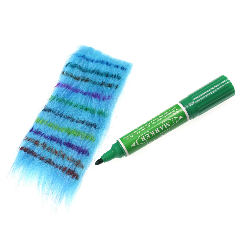 Rotulador permanente para atado de moscas, herramienta de pesca de doble punta, señuelo de barra de pescado para colorear, secado rápido, 12 unidades por juego - imagen 2