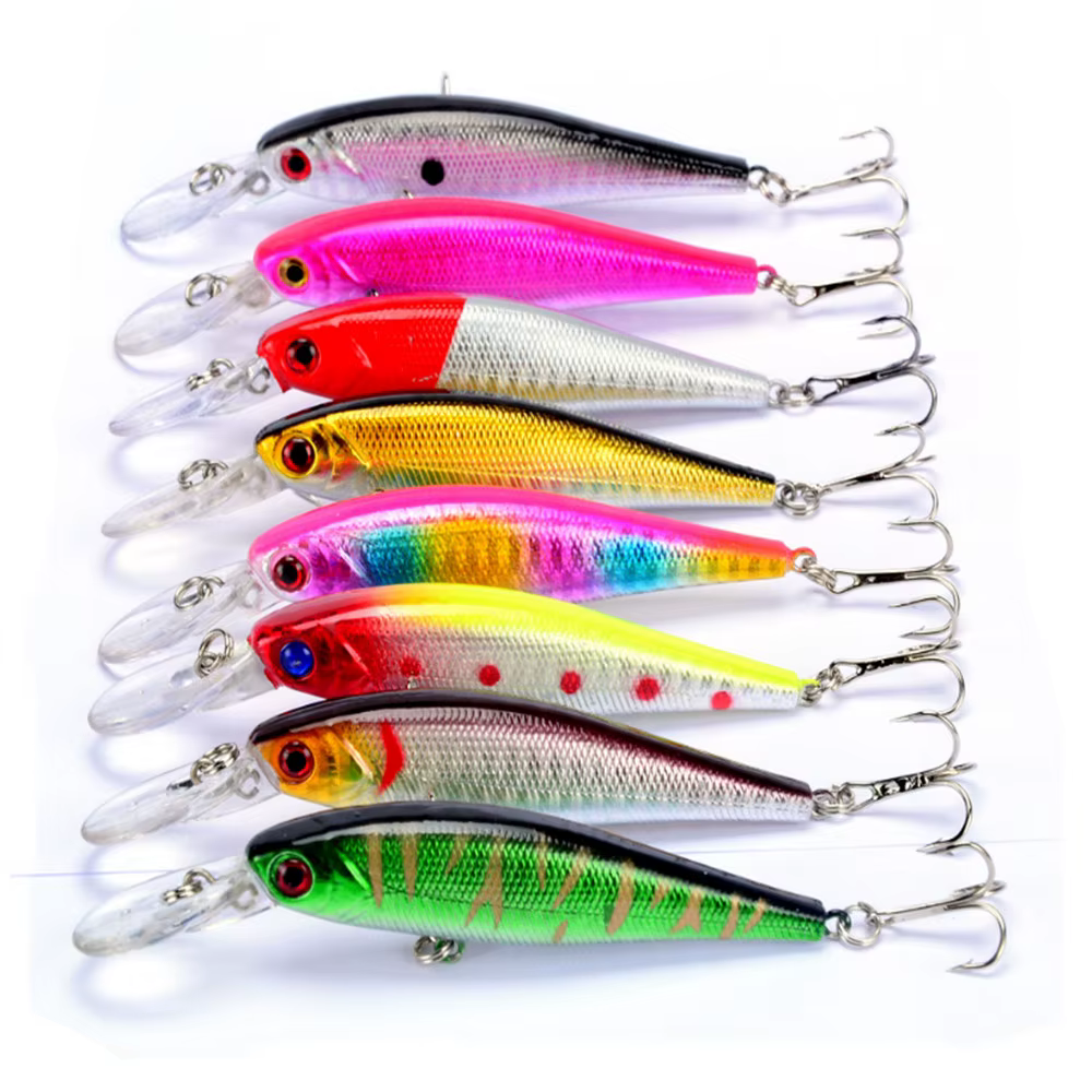 Swimbait Minnow 10cm 9,4g – Anzuelos triples para predator - imagen 5
