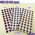 mix 6mm 150pcs
