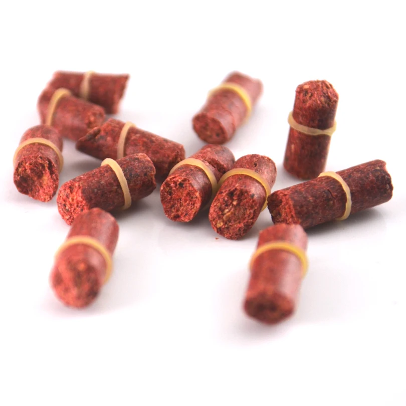 MNFT-señuelo con olor a carpa roja, cebo para pescar carpa, hierba, carpa, partículas de fórmula de insectos con tamaños S y L disponibles - imagen 3