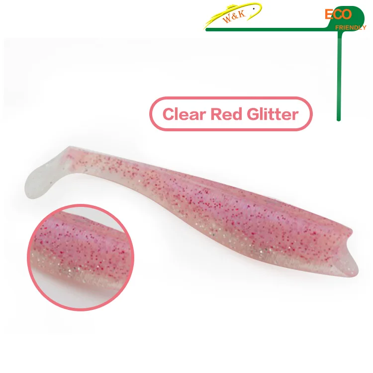 Clear Red Glitter