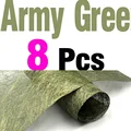 8Pcs Army Green
