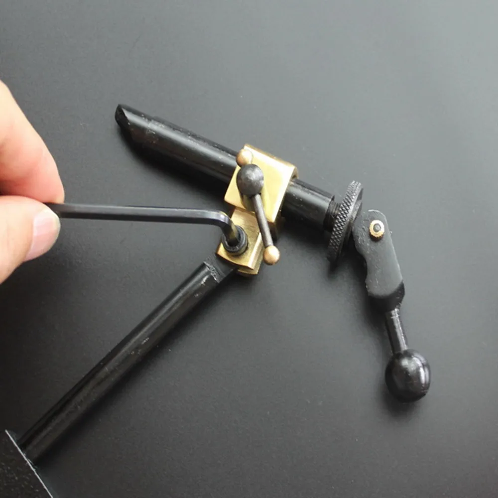 Tornillo de banco giratorio para atar moscas, abrazadera en C, mordazas duras de acero, tornillo de mesa giratorio 360, kit de herramientas de atado de moscas, herramientas de pesca con mosca - imagen 5