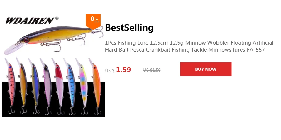 Descubre el último señuelo de pesca con el Wdairen 12