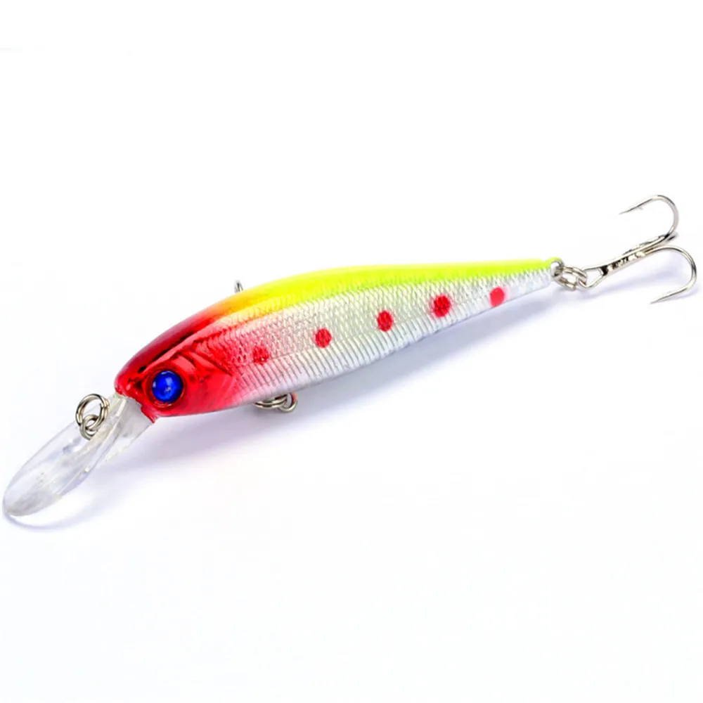 Señuelo de Pesca duro Minnow Wobblers, 10cm, 9,4g, Swimbait con anzuelos triples, isca, cebo de Pesca artificial, aparejos de Pesca, 1 ud. - imagen 3