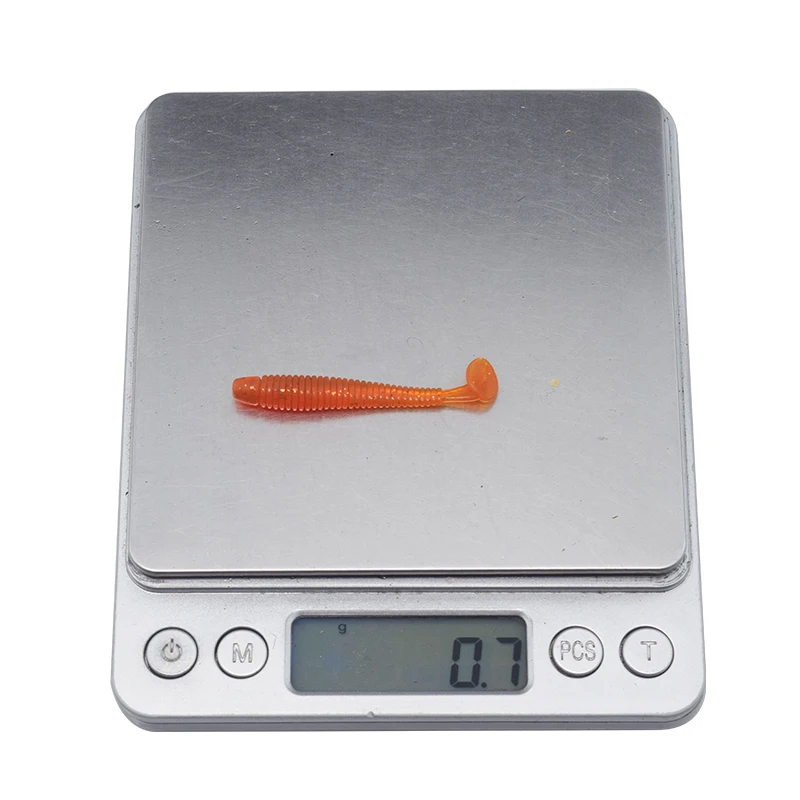 Señuelos blandos de pesca, cebo blando para lubina, Swimbait, Craws, Swing Impact, carpa, Mosca, 100 Uds./45mm/0,7g - imagen 4