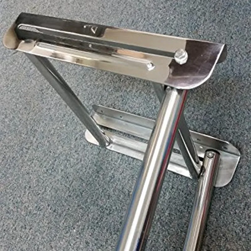 Polea telescópica de acero inoxidable de 2 escalones, escalera de barco marino, plataforma de natación, accesorios marinos - imagen 3