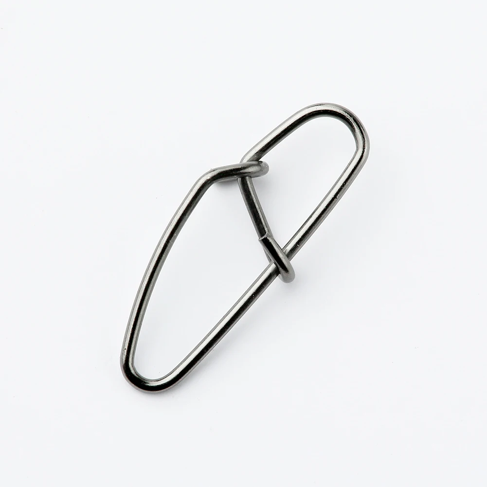 Ganchos giratorios de pesca de acero inoxidable, Pin de enganche, Conector de señuelo de línea, accesorios giratorios de mar, 100 unids/lote por caja - imagen 3