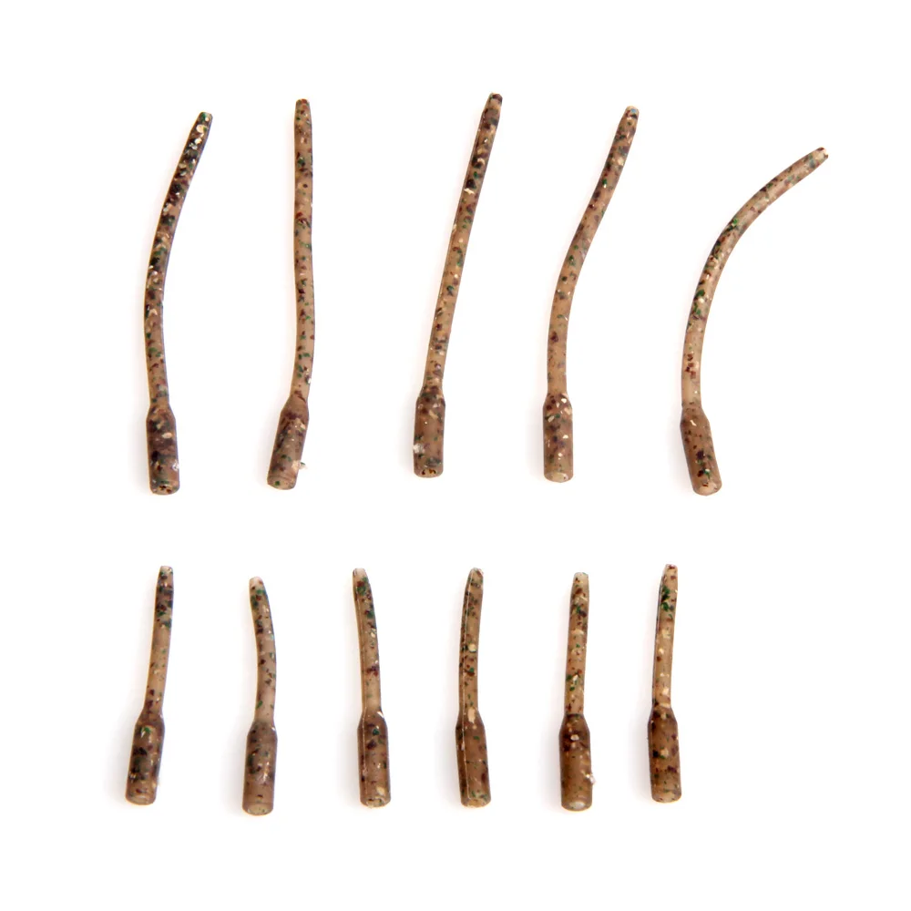 Terminal de 20 piezas para pesca de carpa, mangas antienredos, aparejos de goma de camuflaje para carpa, manga antienredos, giratorios, conectar aparejos de pesca de carpa - imagen 3