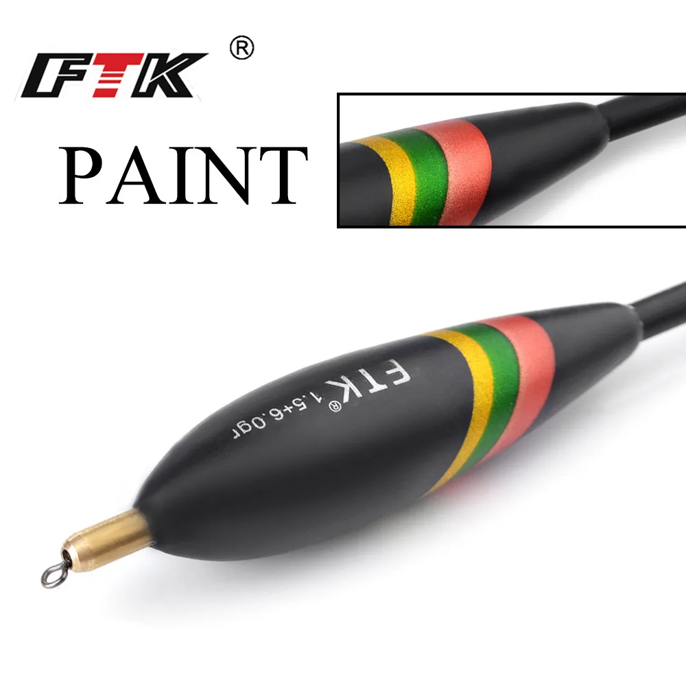 Barguzinsky-flotador de abeto, boya Vertical, tamaño mixto, accesorios de pesca de carpa, 1,5 + 4.0gr 1,5 + 5.0gr, 6.0gr 1,5 +, 3 piezas/Lo - imagen 4