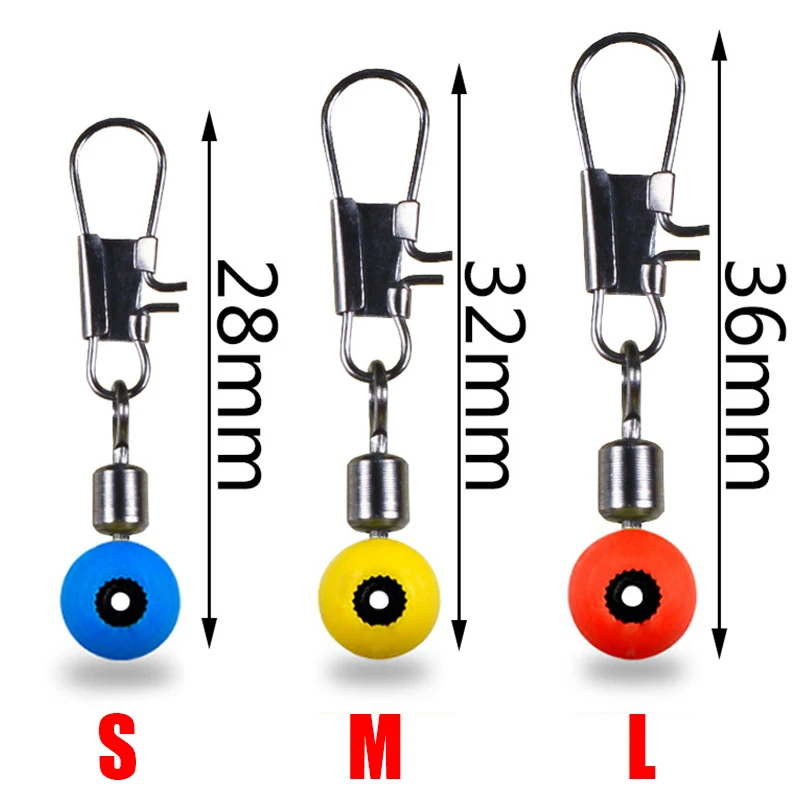 10 Uds. Flotador de pesca Bobber Stops Space Beans conectores giratorios Wobbler mar pesca agua salada Metal herramientas de plástico Accesorios - imagen 2