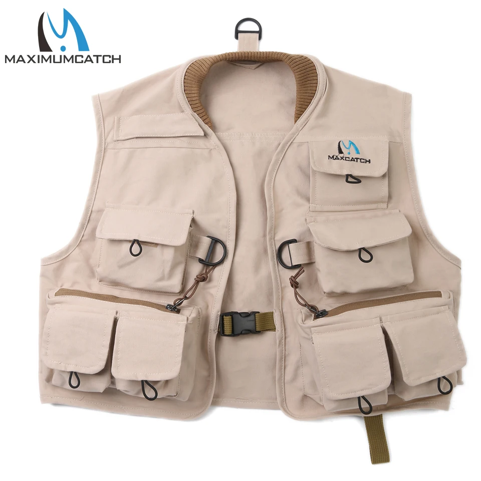 Chaleco de pesca con mosca Maximumcatch, chaleco con mosca, chaqueta para niños jóvenes, multibolsillo para niños, talla juvenil S/M/L - imagen 4