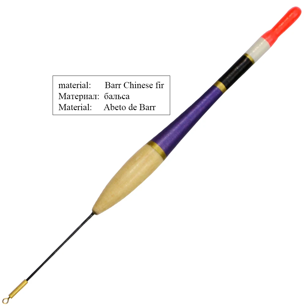 NGB 10 Uds Barguzinsky flotador de pesca de abeto 3G 4G 5G boya Bobbers flotadores accesorios de pesca de carpa - imagen 5