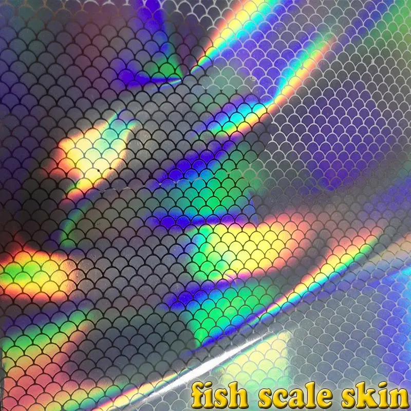 Nuevos accesorios para señuelos de bricolaje, pegatina de señuelo de plantilla, tamaño de piel de pescado: 10cm * 15cm papeles: 10 unids/lote modelo: T08 - imagen 2