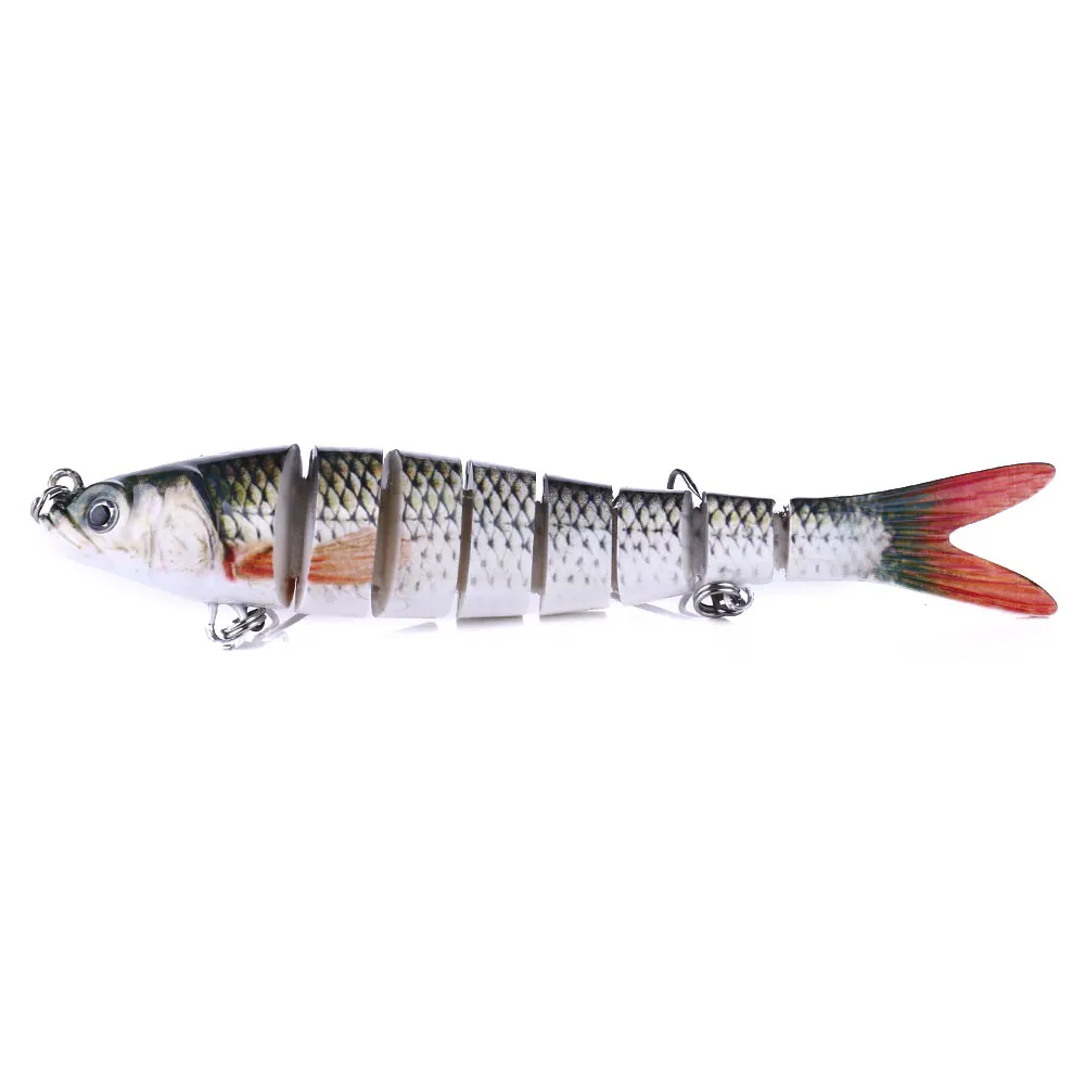 HENGJIA 13,7 cm 10 cm 8 cm Wobblers que se hunden Señuelos de pesca multiarticulados Swimbait cebo duro aparejos de pesca para lubina Isca Crankbait - imagen 4