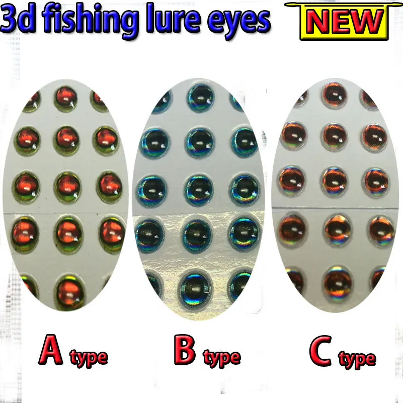 Ojos 3D para señuelos de pesca – Tamaños 3 a 6 mm - imagen 2