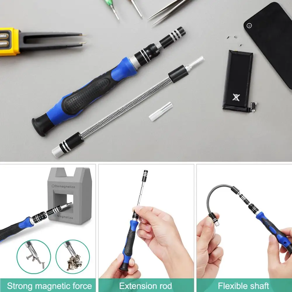 ORIA Kit destornilladores magnéticos – Precisión electrónica - imagen 3