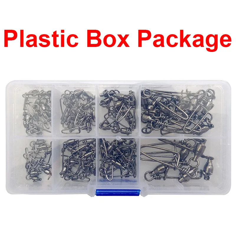 Easy Catch-rodamiento de bolas de pesca, juego de conectores de señuelos duros con caja, 75 unidades - imagen 5