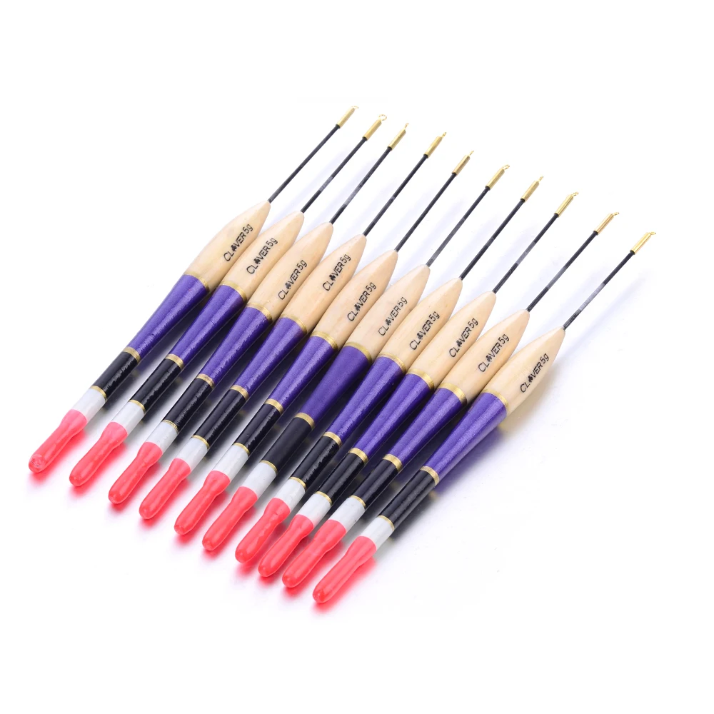 NGB 10 Uds Barguzinsky flotador de pesca de abeto 3G 4G 5G boya Bobbers flotadores accesorios de pesca de carpa