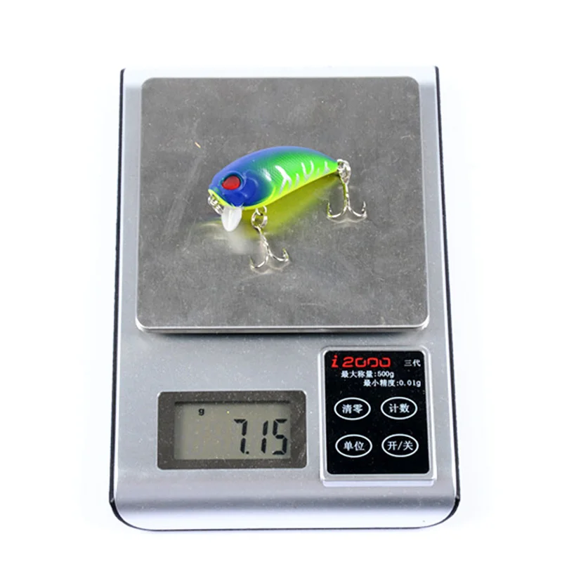 Señuelo de Pesca Artificial, aparejo duro de 5cm y 7g, Wobblers Crankbait, Crankbait, Japón, pececillos, 1 ud. - imagen 4