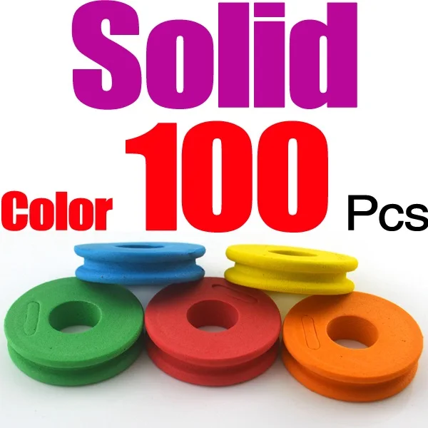 100Pcs Solid Color