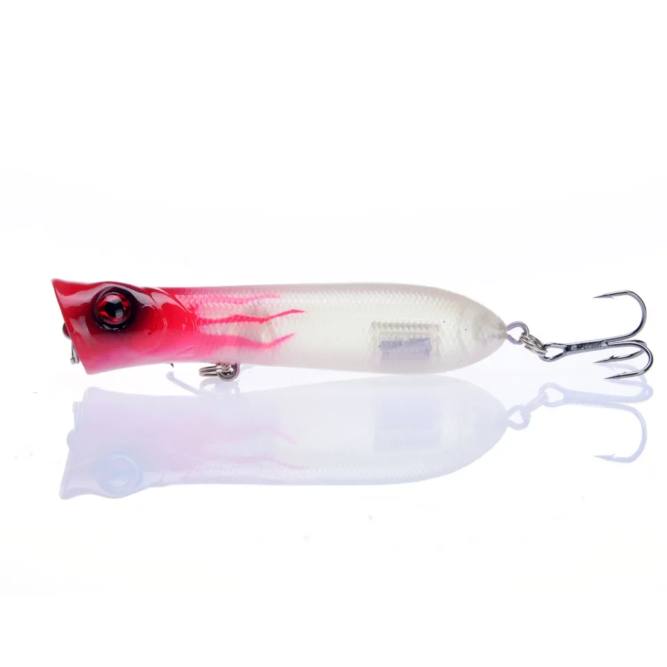 1 Uds Popper Wobbler señuelo de pesca compatible con kosadaka yo zuri caña flotante Crankbait cebo artificial peche poper pop pesca carpa Pike - imagen 4