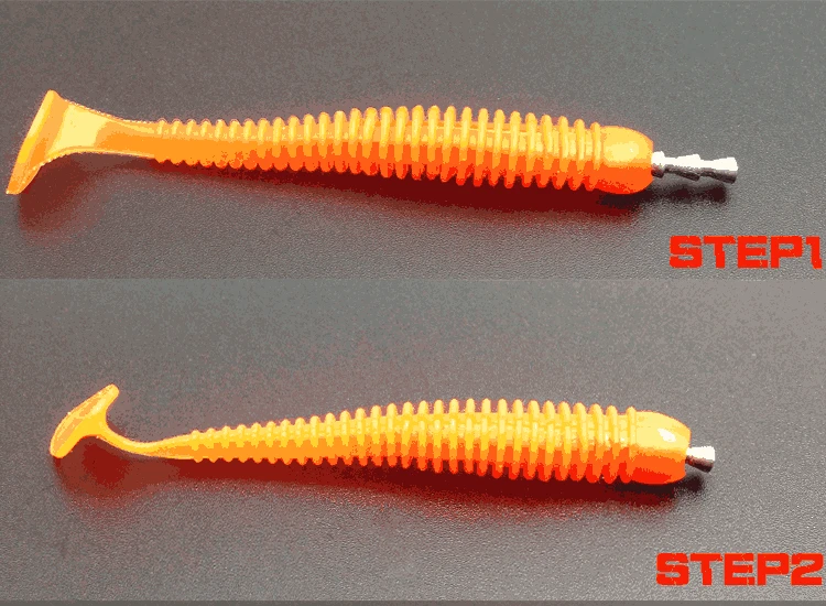 Accesorios para aparejos de pesca, inserto de plomo hacia abajo, plomo de alta aleación, gusano de plomo, cebo suave, peso 0,5g/0,9g/1,2g/1,8g, lote de 10 piezas - imagen 4