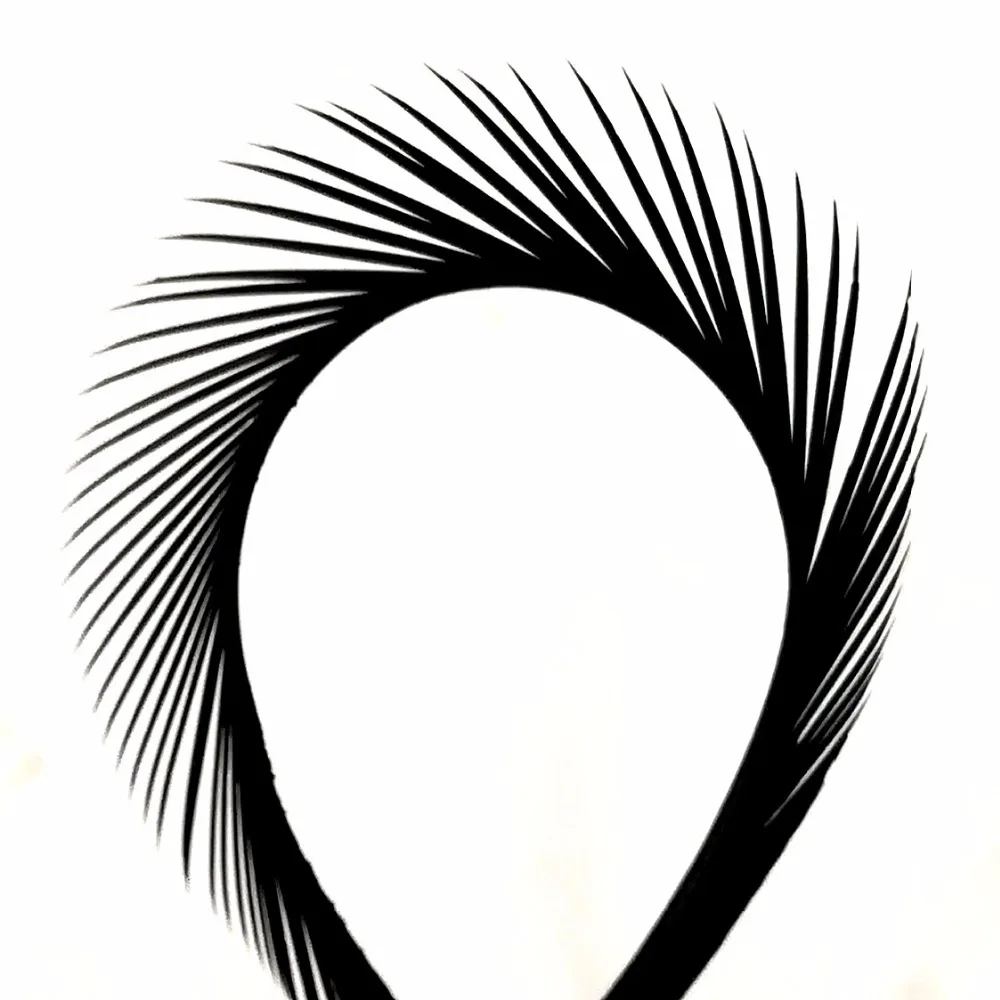 KKWEZVA 21 Uds plumas de ganso Biot 15-20cm materiales para atar moscas de ganso Biots para ninfa y moscas de Lava colas divididas y alas tempranas - imagen 5