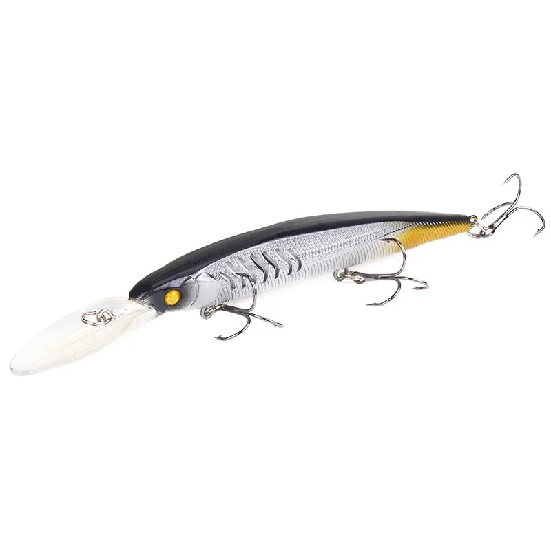 Juego de Señuelos de Pesca de 15cm/14g, nueva lengua larga Isca Artificial, Wobblers, cebo de Pesca, aparejos de Pesca Minnow, 1 ud. - imagen 2