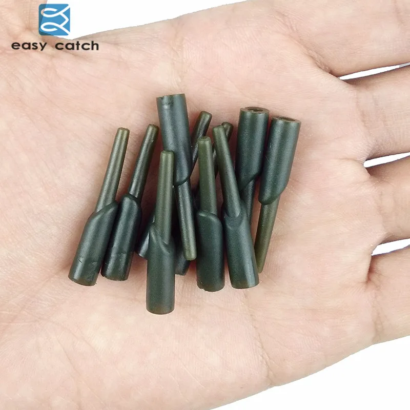 Easy Catch-aparejo de goma para pesca de carpa, accesorio de plástico para correr, conector giratorio, manga, 20 Uds. - imagen 4