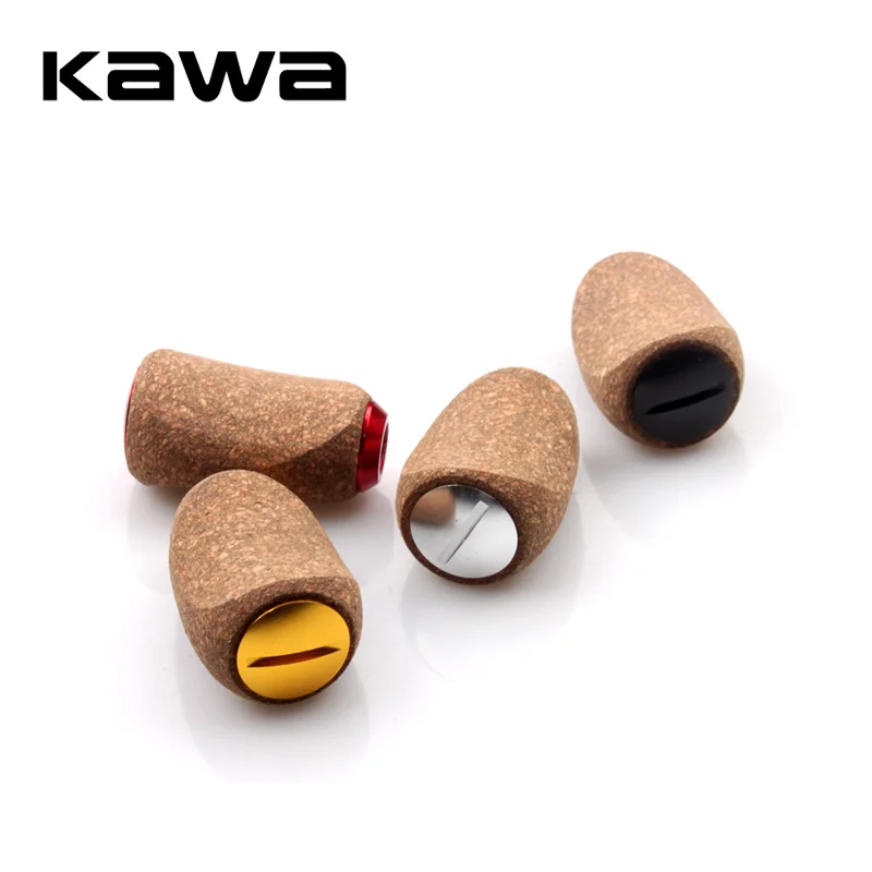 Kawa-mango de carrete de pesca, Material de perilla, perilla de madera suave de goma para carrete D/S, accesorio de mango DIY - imagen 3