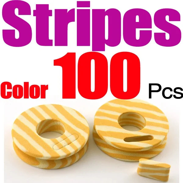 100Pcs Stripes color