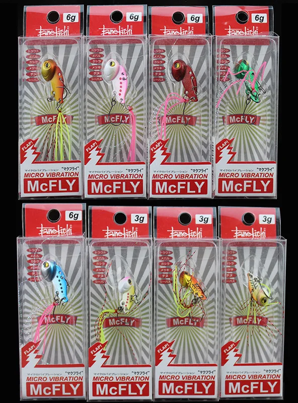 Mini señuelo de pesca vib, cebos de Metal de cobre con vibración, cebo duro de 3g y 6g, cebos artificiales de agua dulce - imagen 5