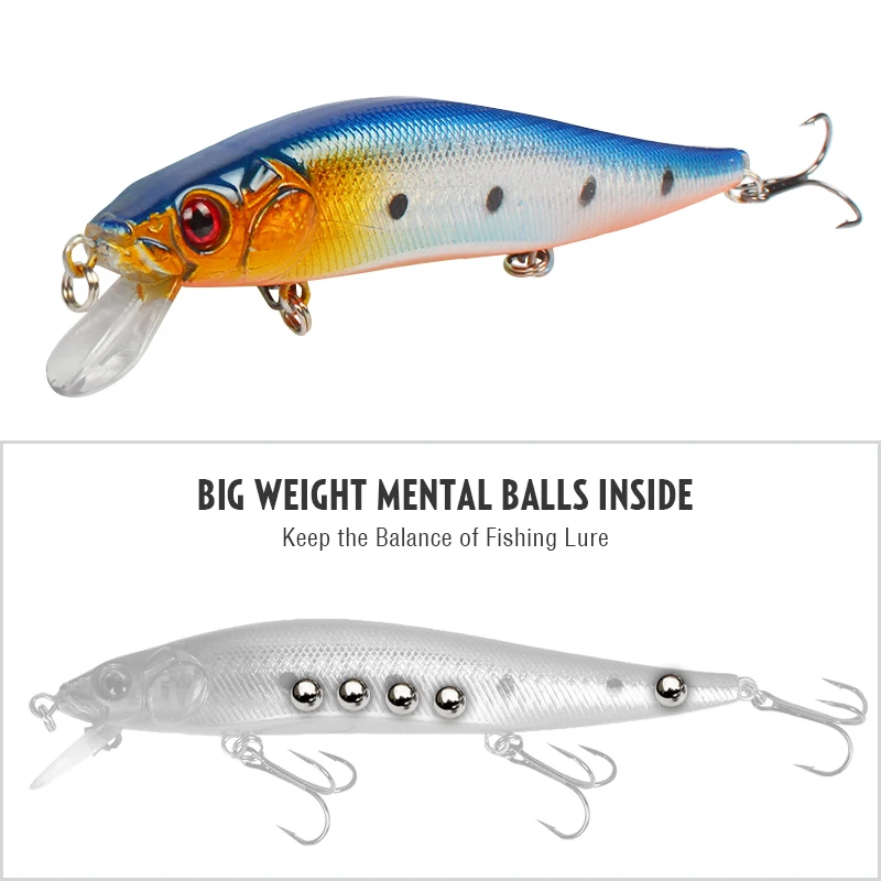 Goture-señuelo de pesca de pececillo flotante, 16cm/23g, Wobblers, señuelos duros, cebo Artificial con ojos 3D, accesorios de pesca - imagen 5