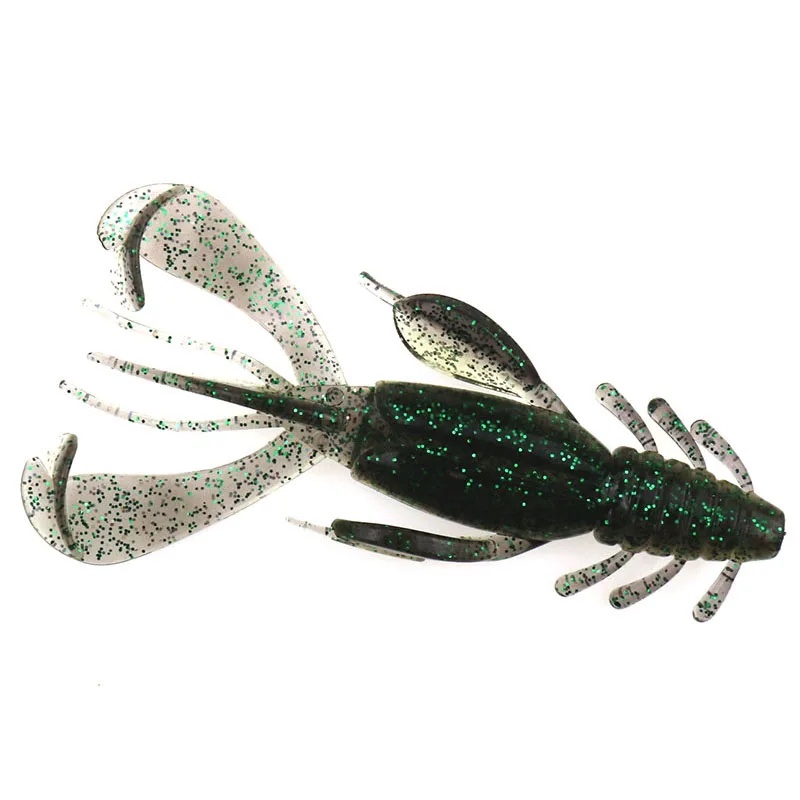 Señuelos blandos de Camarón, cebo de silicona suave, 10cm, 11g, Wobbler, gusanos de Camarón, lubina, langosta, aparejos de pesca - imagen 2