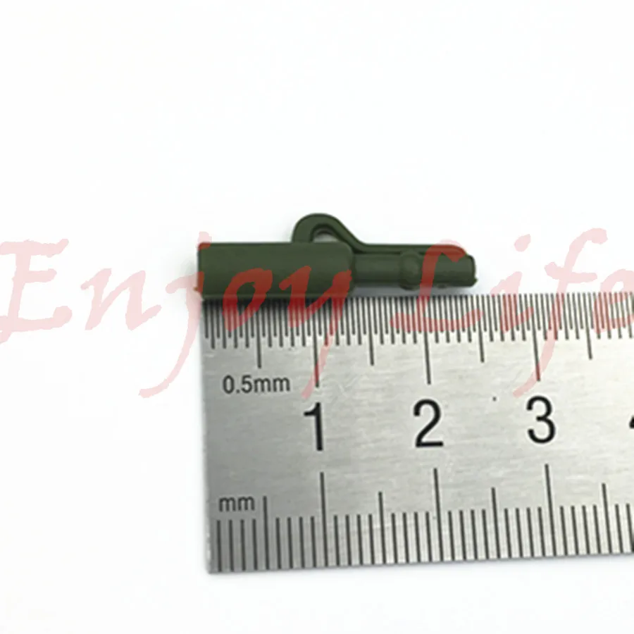 Clips de plomo de seguridad para pesca de carpa, aparejos de extremo, señuelos duros blandos, 100 * - imagen 3