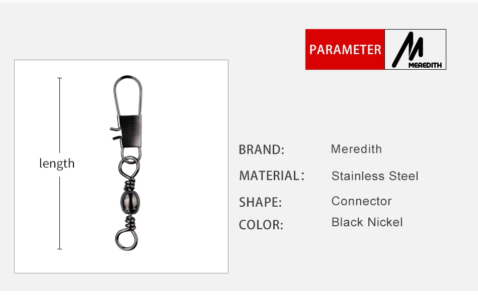 Detalle del sistema de conexión rápida del conector MEREDITH