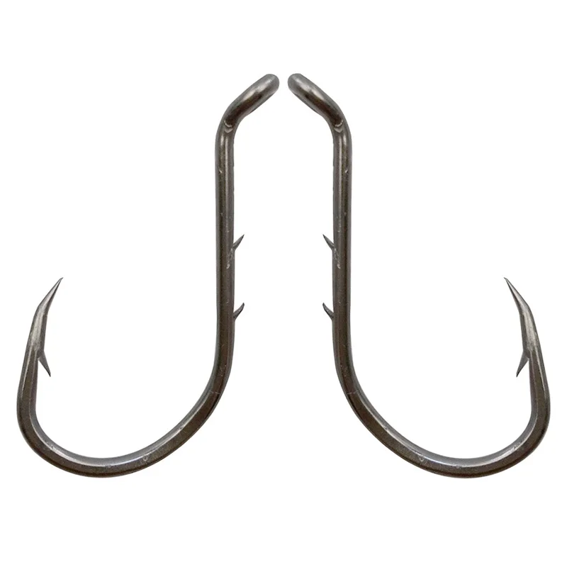 100 unids/lote gancho de púas 8299 pulpo anzuelos acero de alto carbono anzuelos Circle - imagen 5