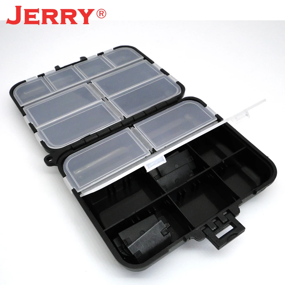 Caja de accesorios de aparejos de Pesca Jerry, juego de cuchara de trucha, caja de Pesca, 16 compartimentos, 1 unidad - imagen 5